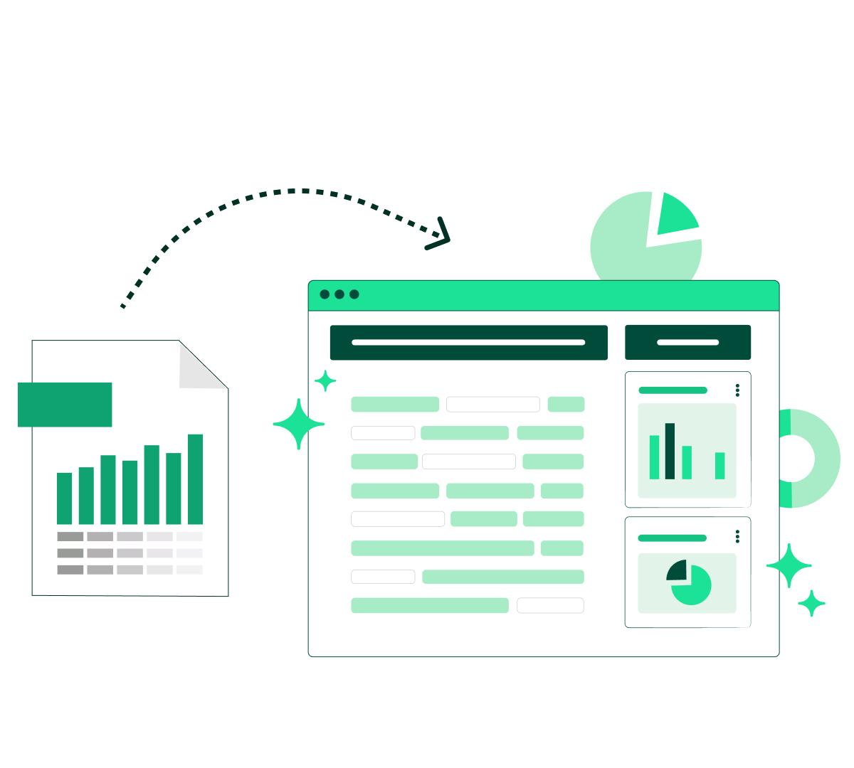 An illustration of the Mammoth data management platform